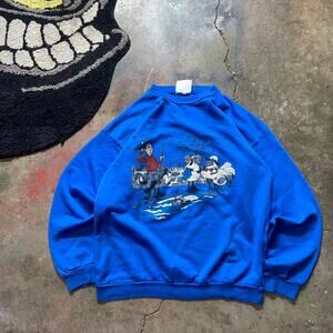 Vintage 90s funny sheep crewneck